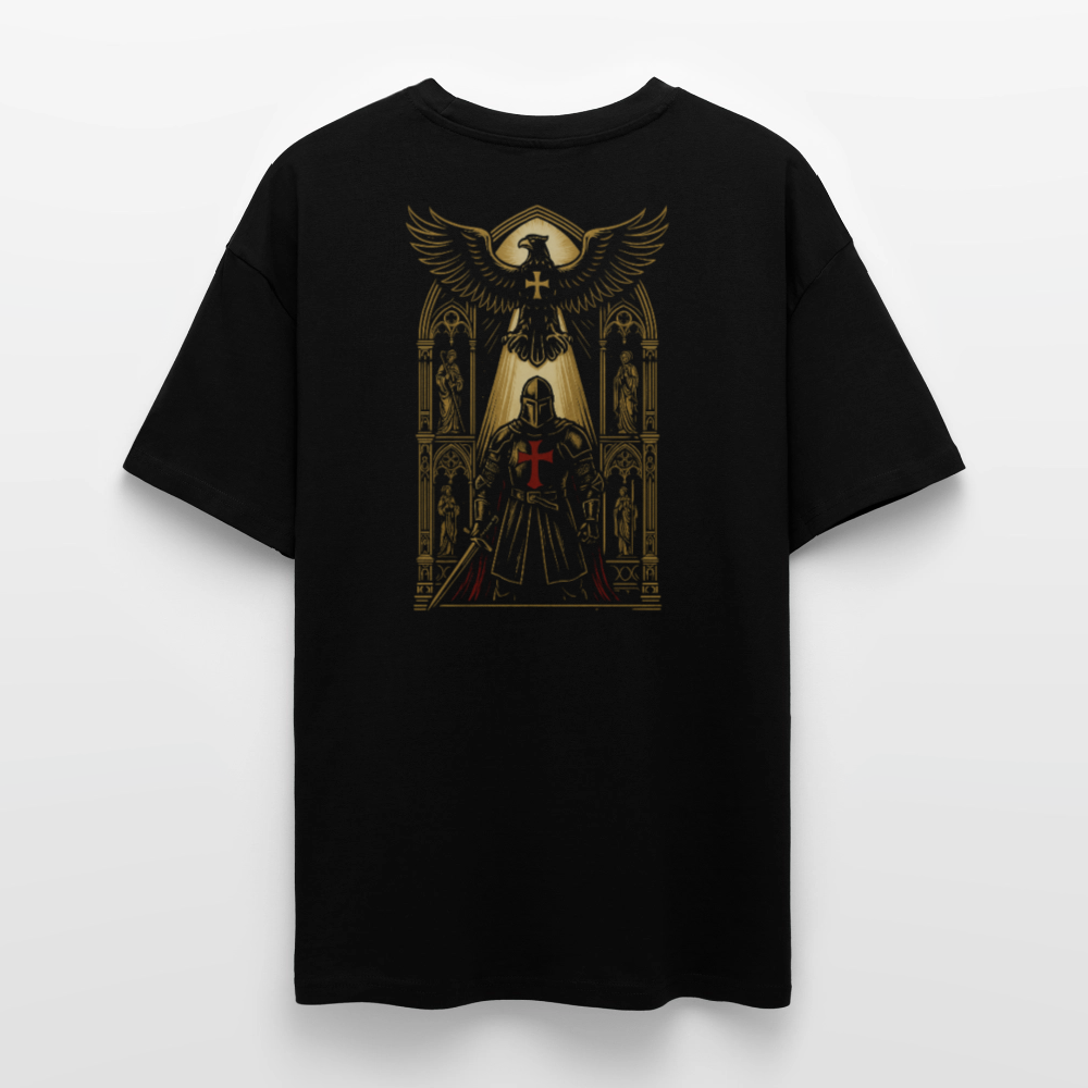 „Ritter & Adler“ Edition - Oversize Backprint - Schwarz