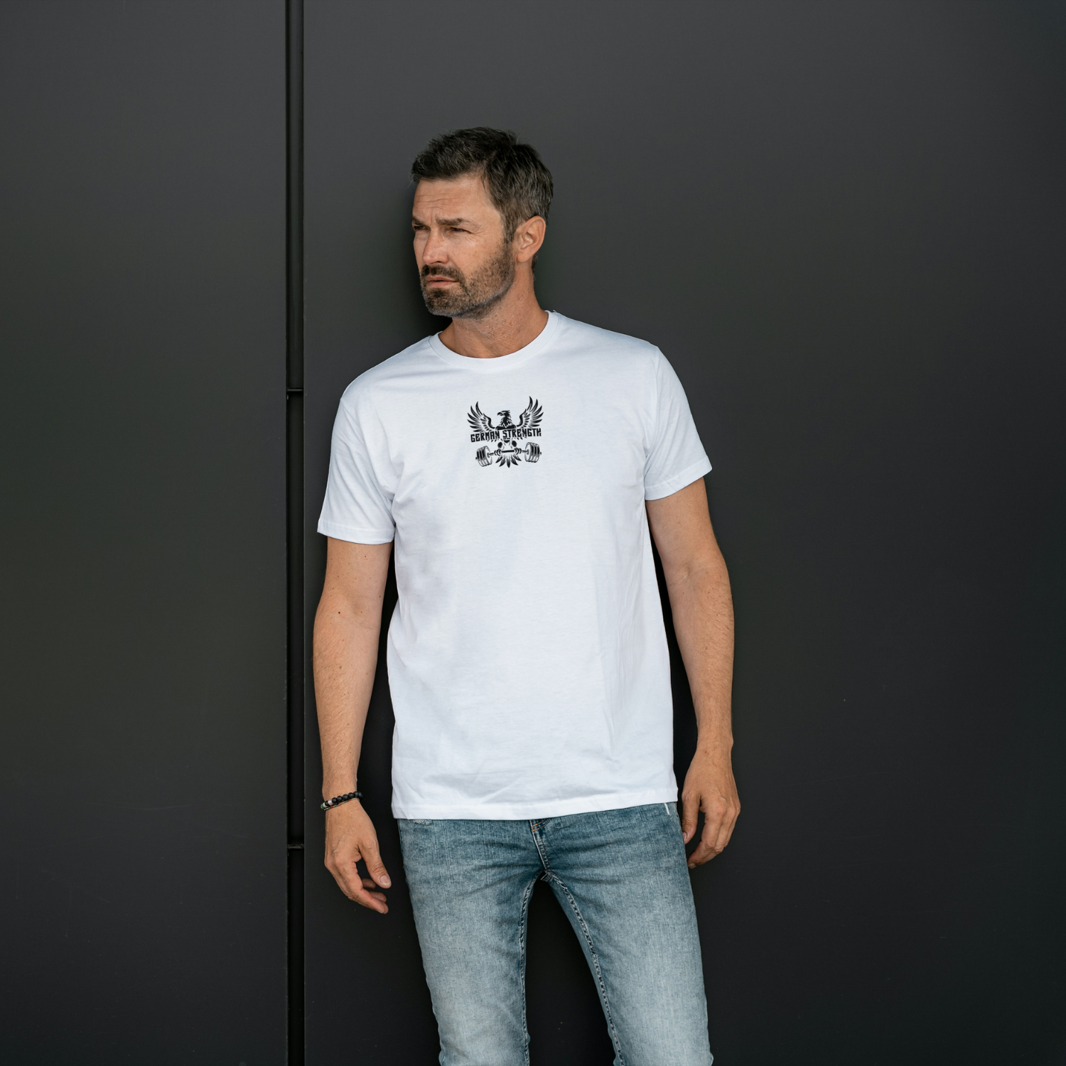 T-Shirt – „German Strength“ Frontprint Edition Spreadconnect