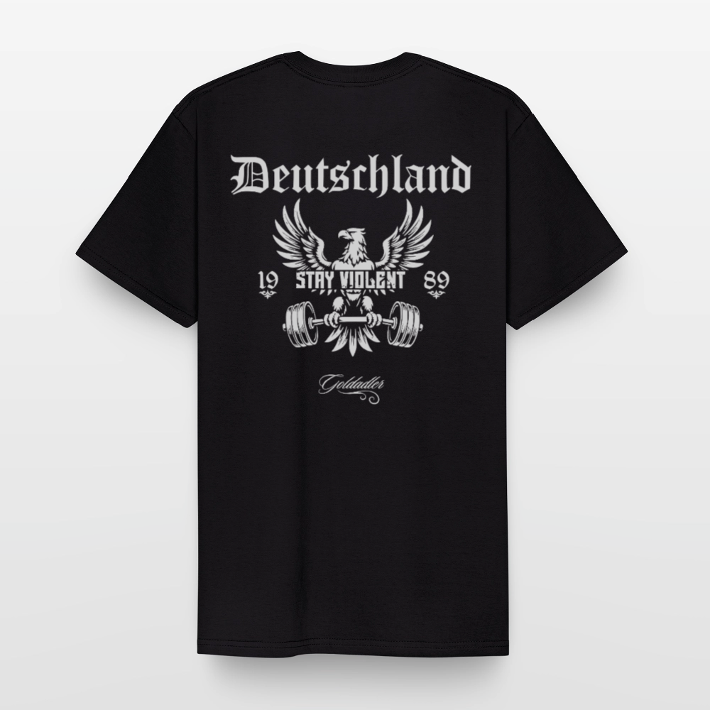 T-Shirt „Stay Violent“ Edition - Backprint - Schwarz