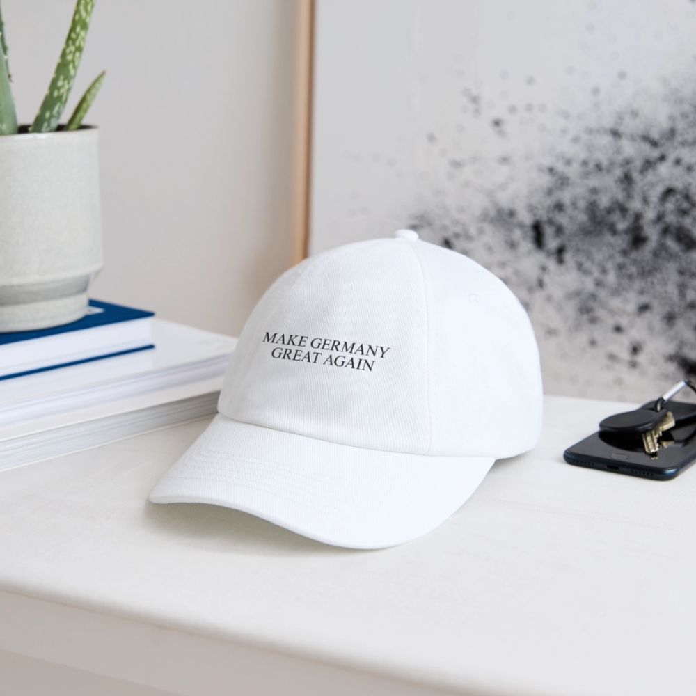 Cap Weiß – „Make Germany Great Again“ Edition - Weiß/Weiß