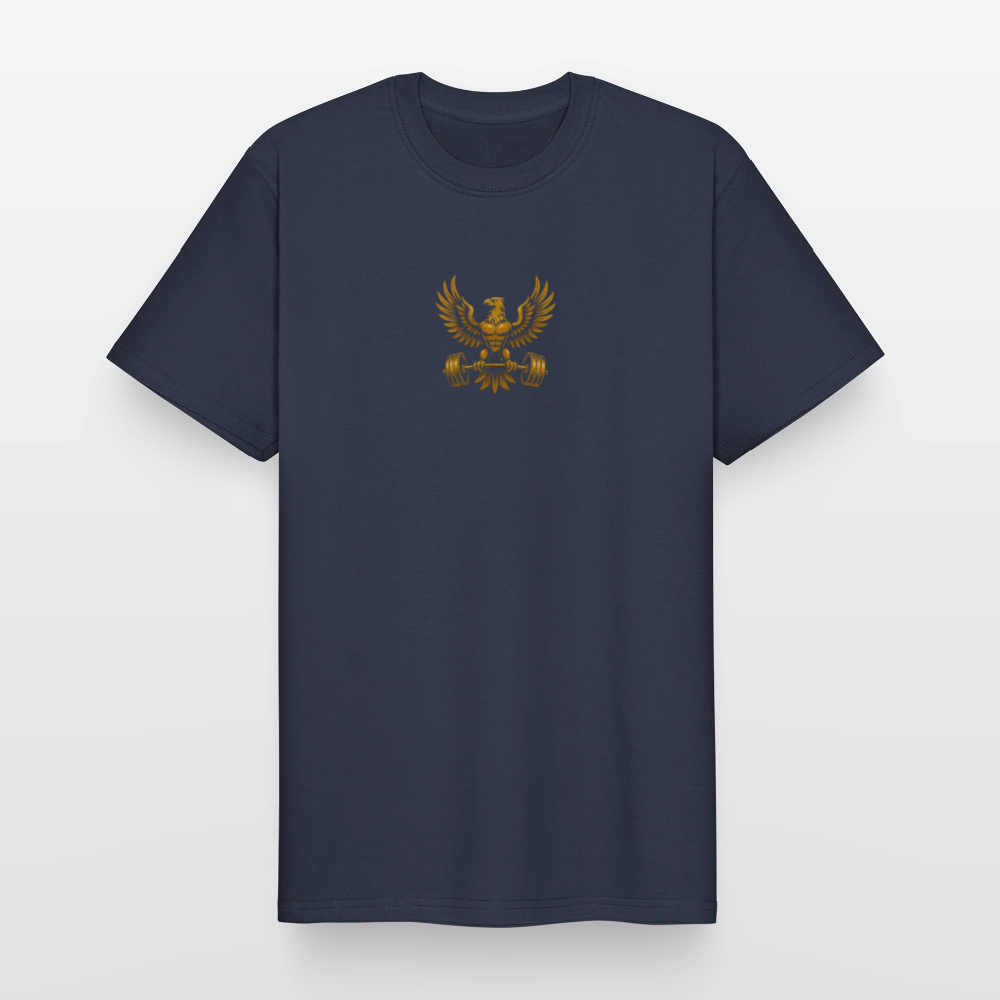 T-Shirt – „Goldener Adler“ Frontprint Edition - Navy