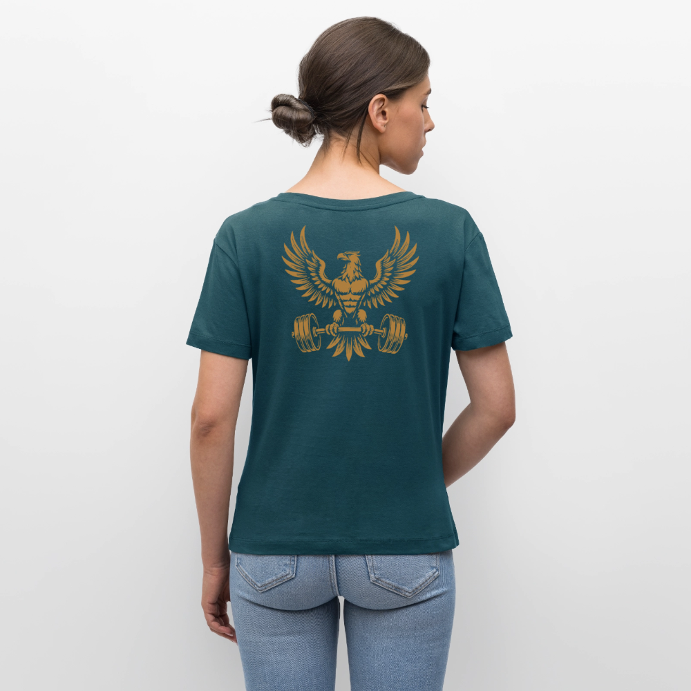 Goldadler - Women’s Edition (Backprint) - Dunkles Petrol
