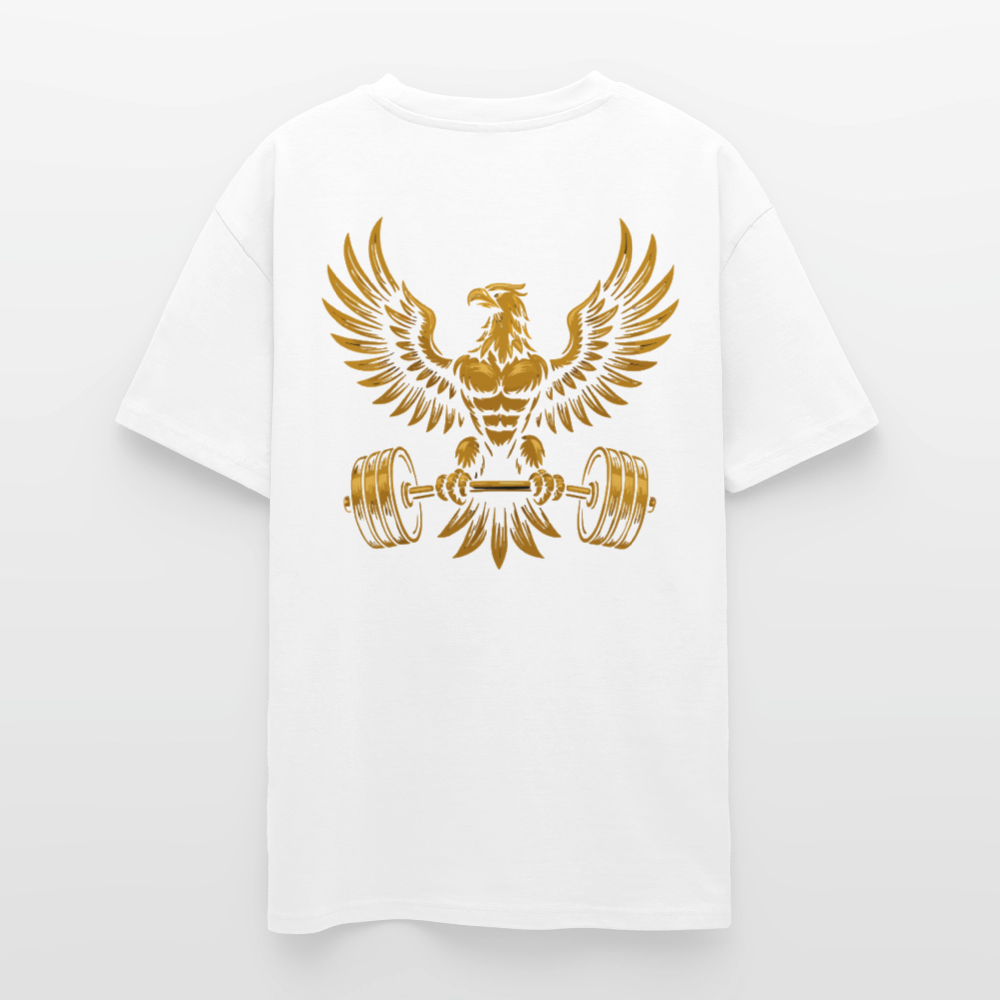 „Goldadler“ Edition - Oversize Backprint - Weiß