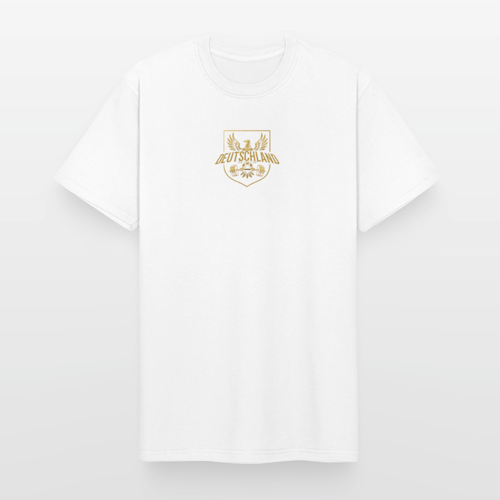 T-Shirt – „Deutschland Wappen“ Frontprint Edition - Weiß