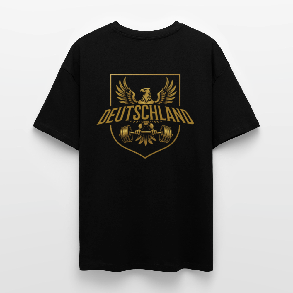 „Deutschland Wappen“ Edition - Oversize Backprint - Schwarz