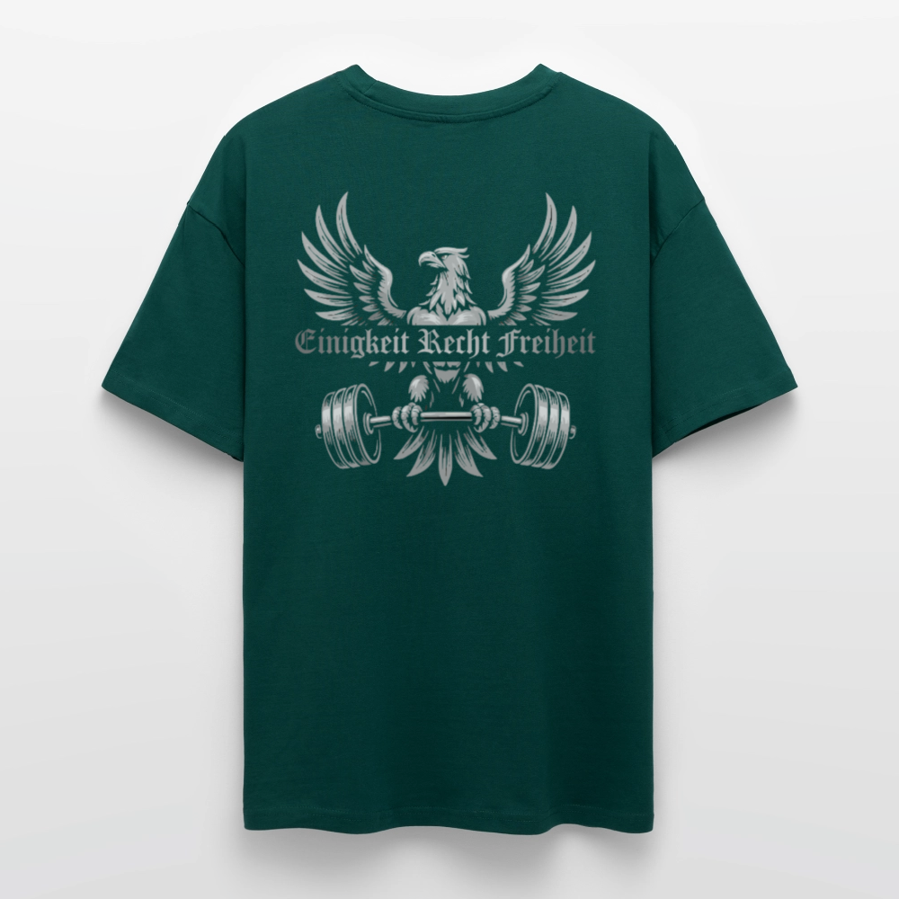 „Einigkeit Recht Freiheit“ Edition – Oversize Backprint - hunter Green