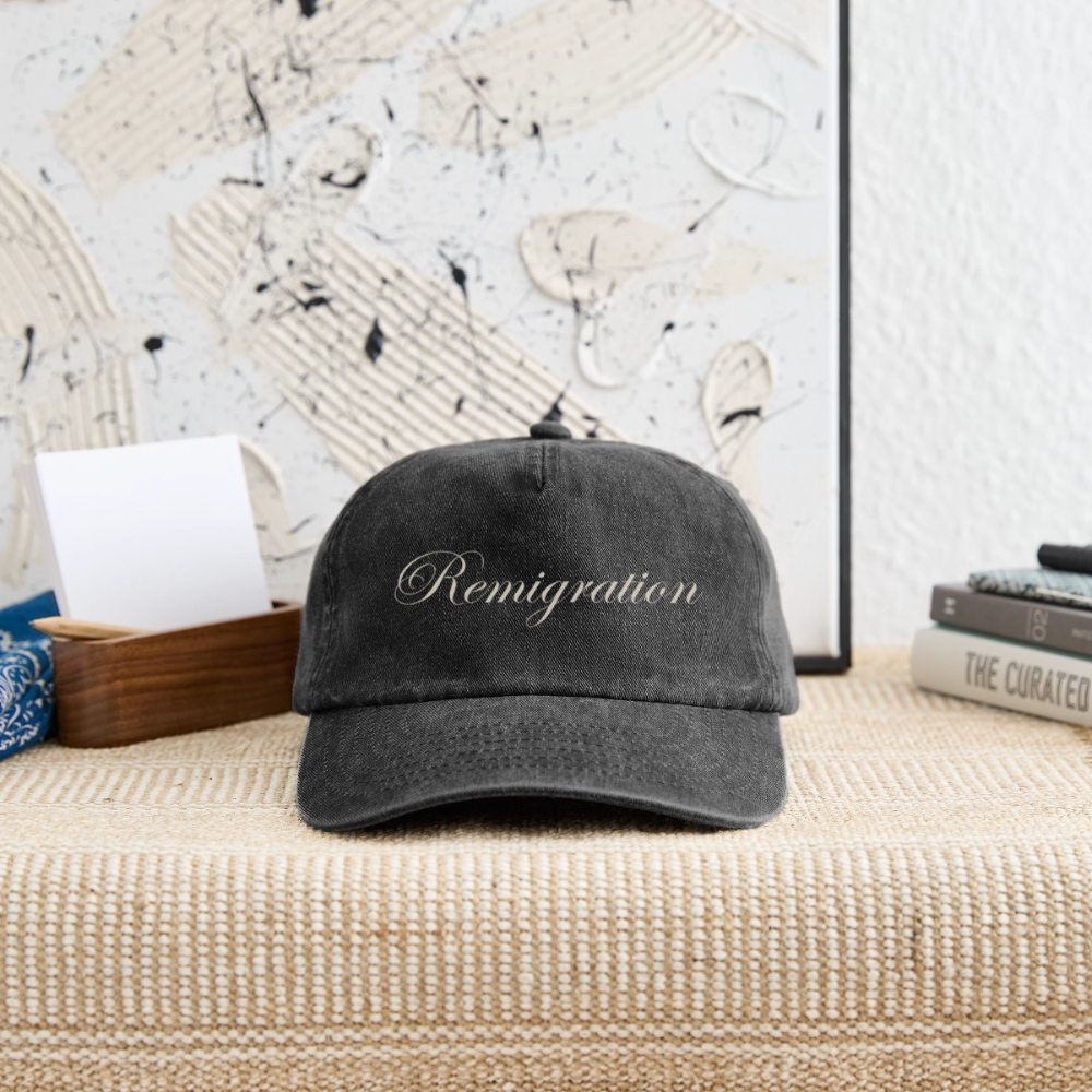 Relaxed Vintage Remigration Cap - Vintage Schwarz
