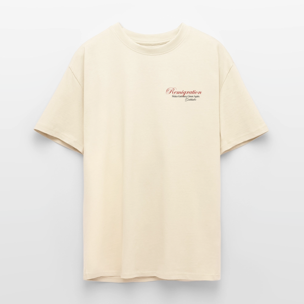 „Remigration“ Edition – Oversize Backprint - Creme