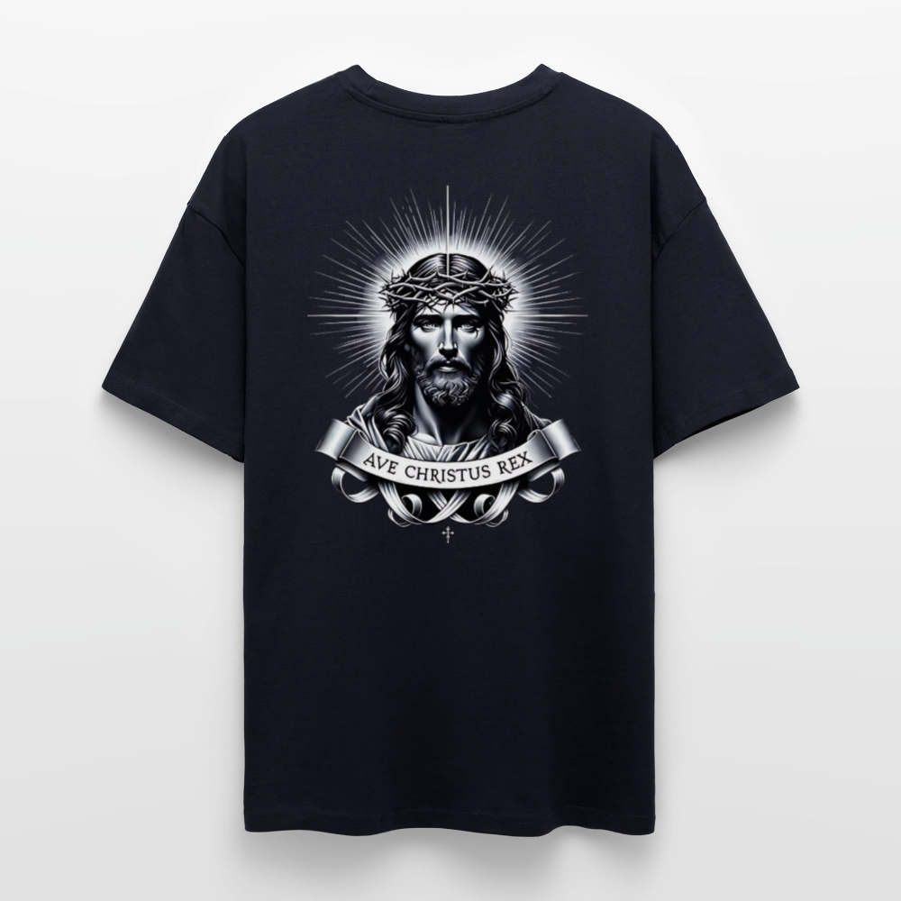 „Ave Christus Rex“ Edition - Oversize Backprint - French Navy