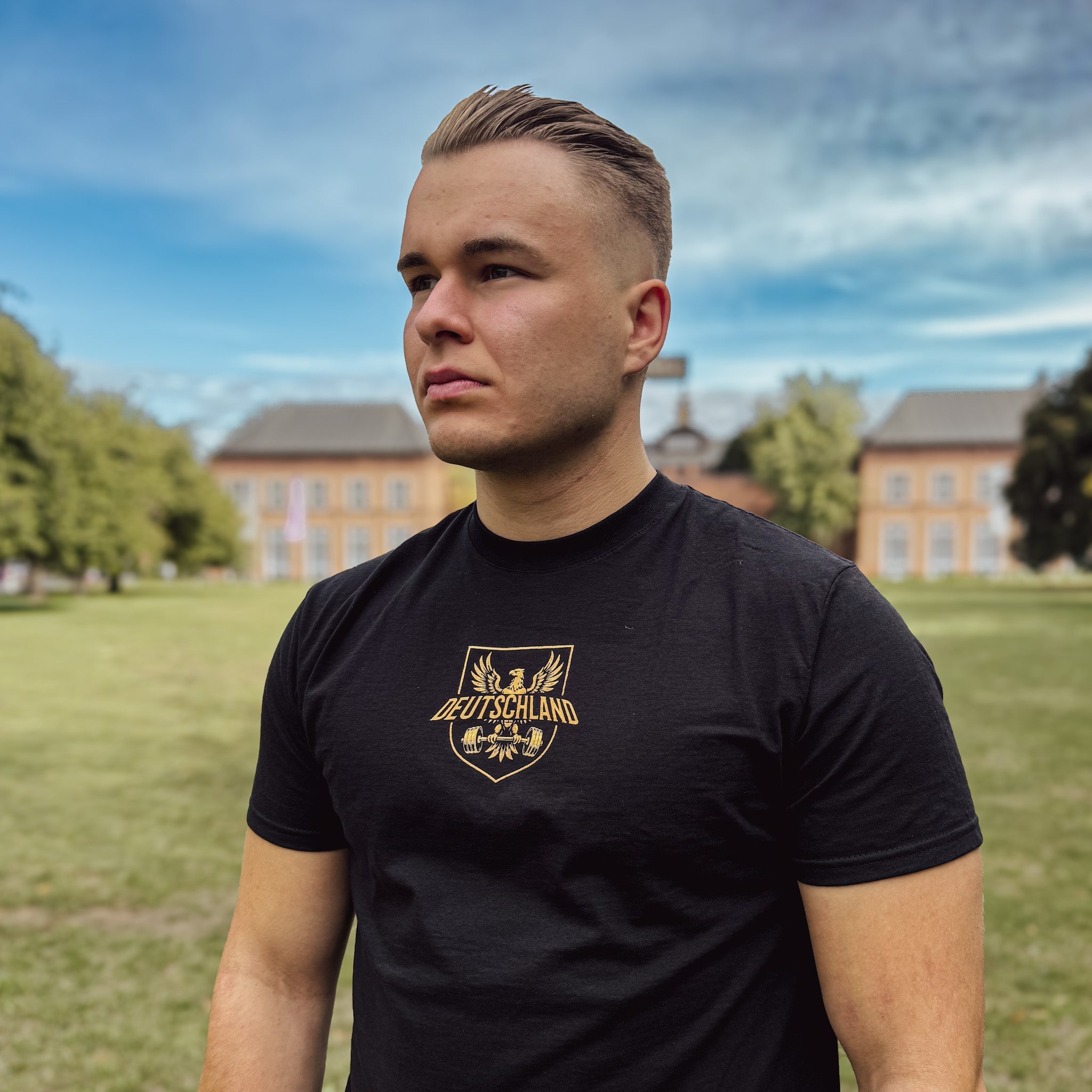 „Deutschland Wappen“ - T-Shirt Frontprint Edition Spreadconnect