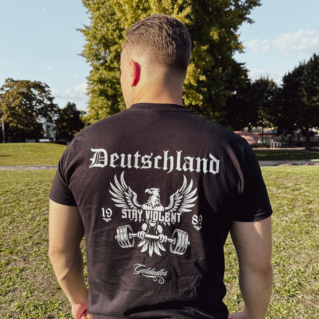 T-Shirt „Stay Violent“ Edition - Backprint Spreadconnect