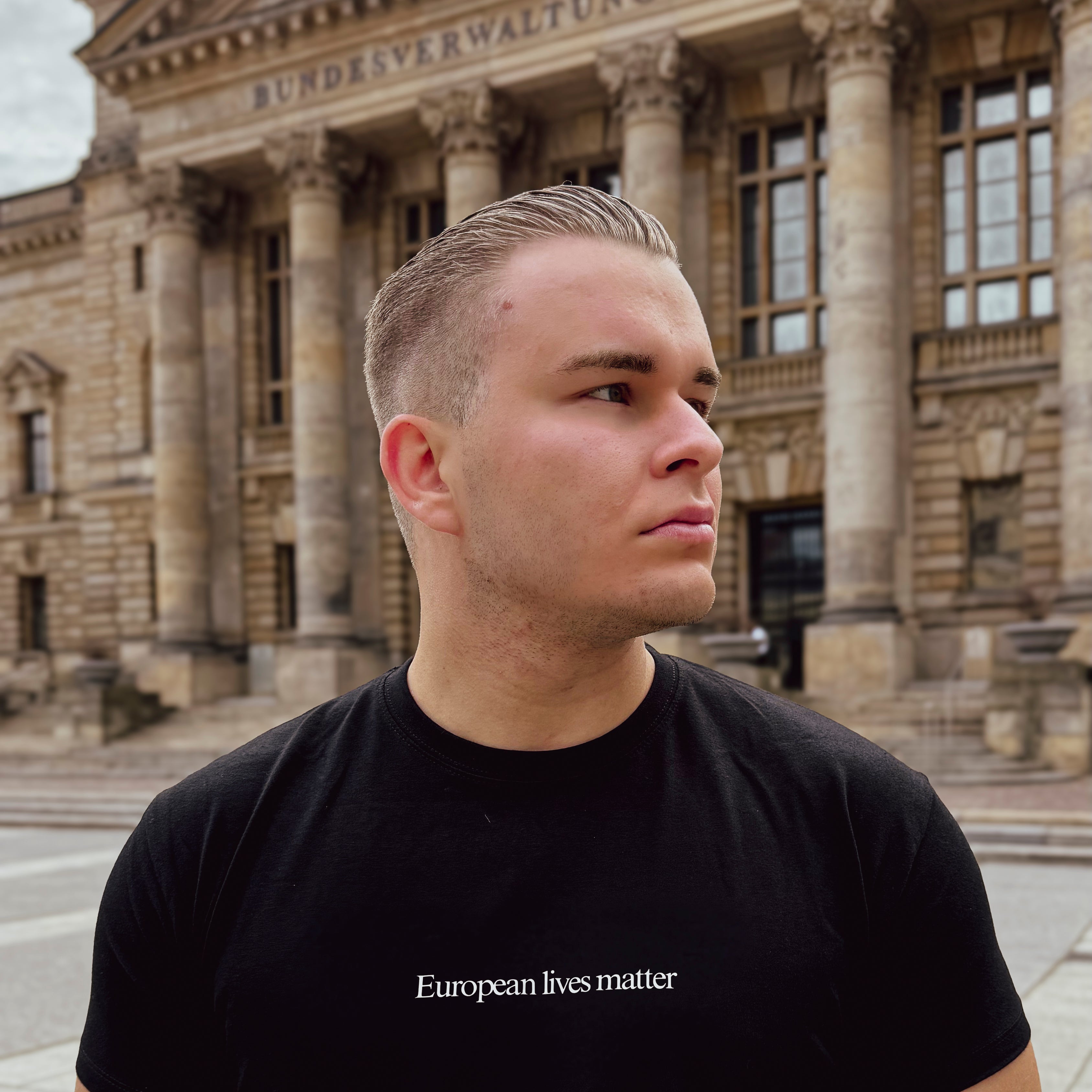 T-Shirt – „European lives matter“ Spreadconnect